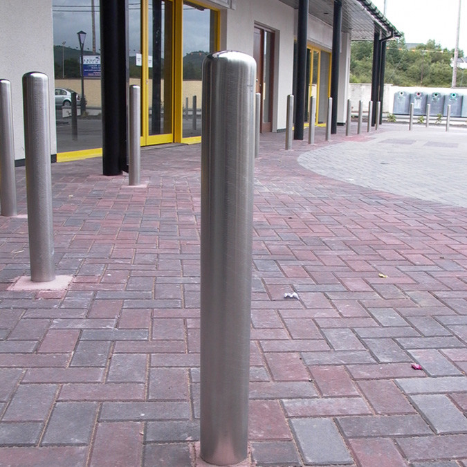 Domed Top Stainless Steel Bollard