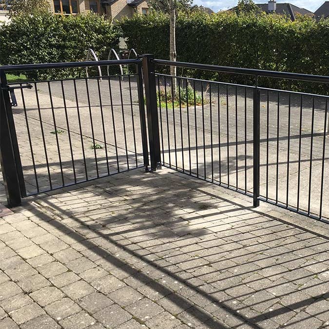 Straight Steel Fence